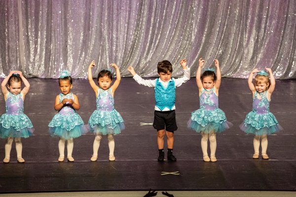 2 year olds performing at the annual recital