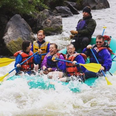 Some great faces courtesy of Hanko the guide and Pickle the boat.