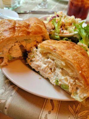 Chicken salad croissant