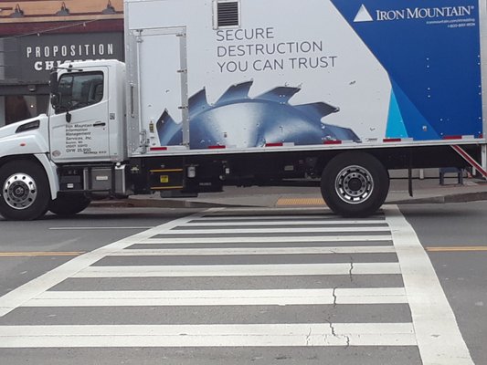 Really??? None of the pedestrians from either side could see the crossing signal.  I couldn't use the wheelchair ramp w/my service dog.