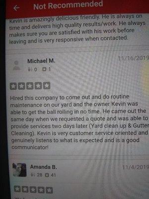 More reviews