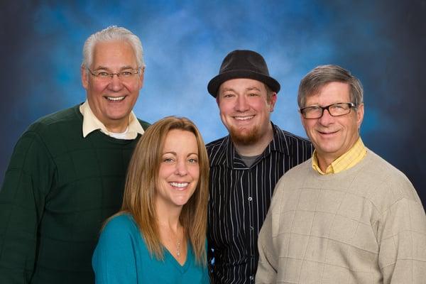 Our Team: Bill, Carrie, Tom and Jim