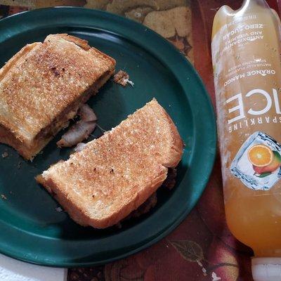 Patty melt, yesterday's lunch.