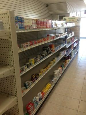 Fully stock OTC sections