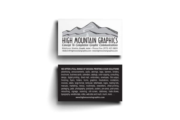 We design & print Business Cards.