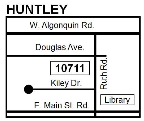 Huntley Location Map