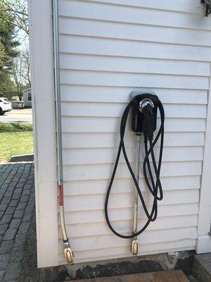 Installed electrical vehicle charger