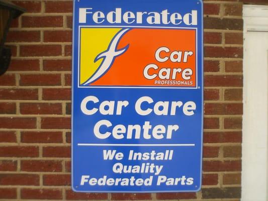 We are a Federated Car Care Center,  and are proud to be working with the team from Fisher Auto Parts' AltaVista, VA location.