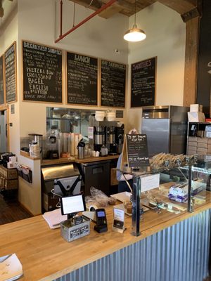 POV: Front Counter Area & Wall Menus