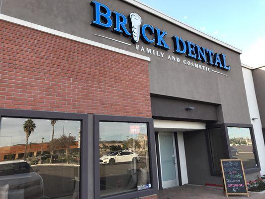 Brick Dental of Santee .  Cosmetic dentistry in an hour.  Kids welcome