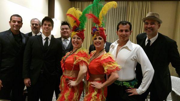 Carmen Miranda Style Cuban Dancers & Band for Night in Havana Fundraiser