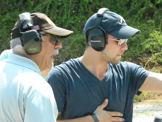 We have a max 1 to 2 instructor ratio for Basic Pistol, and a 1 to 4 for other classes so each student gets individual attention