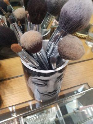 Makeup brushes