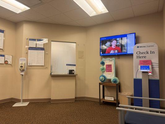 LABCORP waiting room