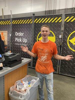 Cameron. Big Service shout out!