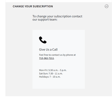 Why would I call and waste an hour when this option  should be online?