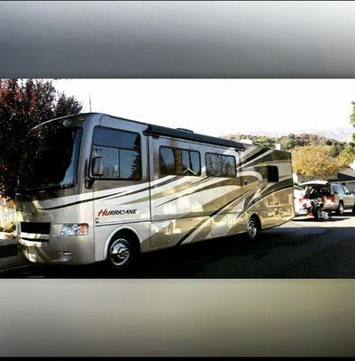 Always wash and wax your RVs before camping trips and after.. keeps them from fading and losing its color. Keep your RVs looking new.