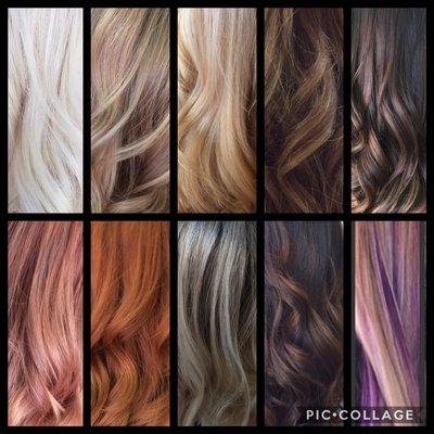 Color, highlights, Olaplex, JOICO, Guy Tang, Framesi, MalibuC