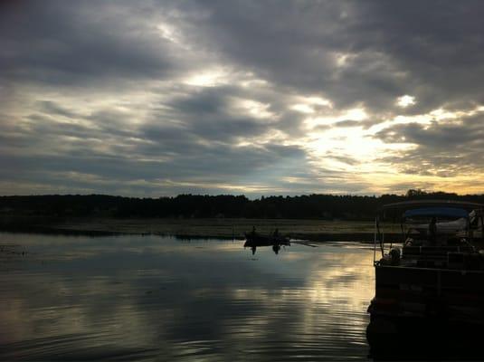 Sunrise fishing