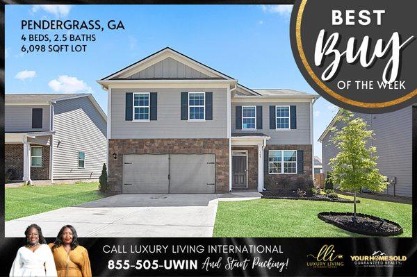 Check out our Best Buy of the Week! For more details, Visit 109brodelane.lliviphomes.com or call LLI at 855-404-SOLD TODAY!