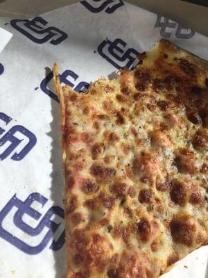 This is the sad, crappy thin crust slice you get for $6.75 at Petco Park. GARBAGE!