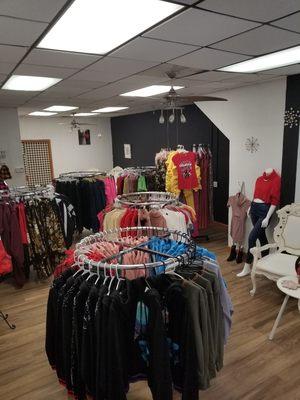 Here at Mai's Closet Couture you will find a variety of clothing for women and men as well as cool accessories for the family.