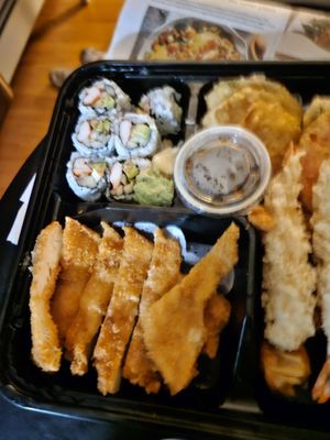 Chicken Katsu Bento Dinner Box! Via Doordash.