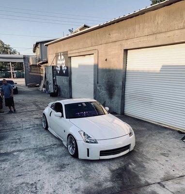 Had to take the car out for a couple shots after the wash.