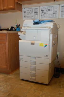 Use of the copier, scanner, printer, FAX machine