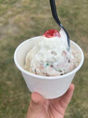 Rainbow cookie & Cannoli ice cream