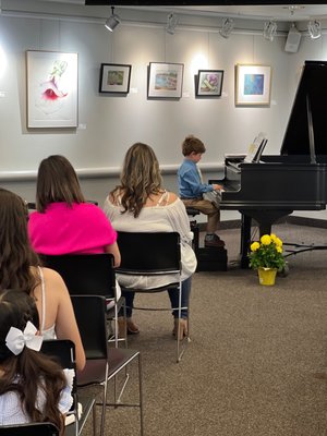 5yo student performing for our summer recital