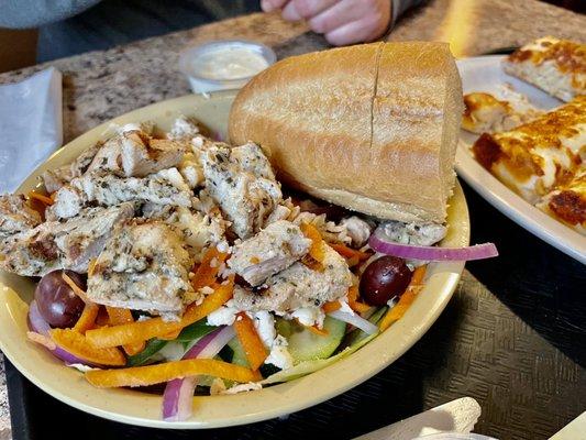 Greek Salad with Chicken