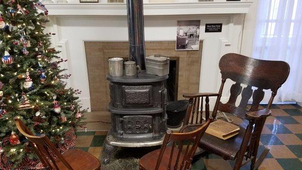 Old schoolroom. Excellent place to visit and see Wisconsin history.