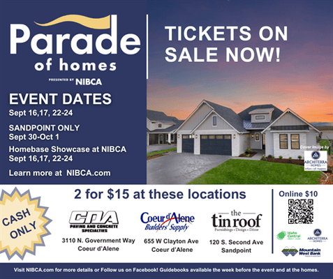 Parade of Homes Sept 22nd thru the 24th!