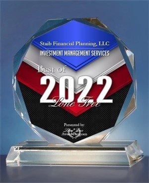 2022 Best of Lone Tree Award for Investment Management Services