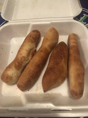 Dry as a dessert breadsticks