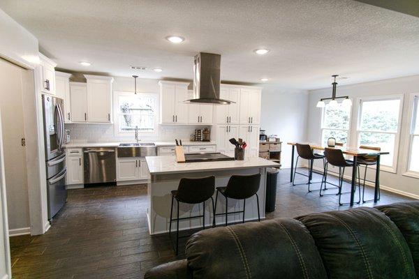 Kitchen remodel - White cabinets