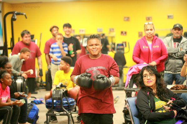 We had our first "Maroon and Gold "sparring event in November to show case our kids and the things they learned .