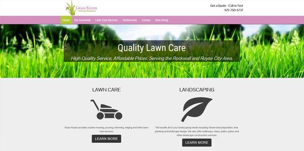 Lawncare Web Design