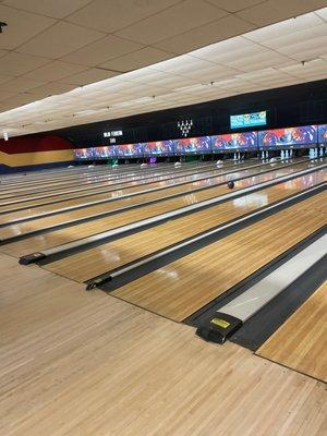 Monterey Lanes Bowling Alley (inside)