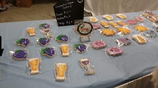 Super cute hand decorated cookies