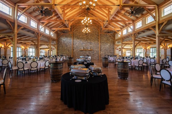 Country Barn interior.