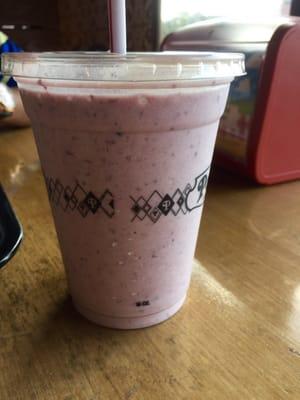 Mixed fruit- mixed berries, banana and strawberries...it's just delicious