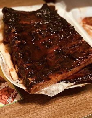 1/2 Slab of Ribs $10.99
Full Slab $17.99