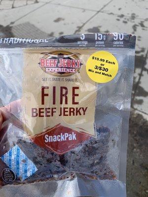 Fire jerky