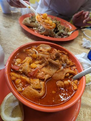 Menudo with extra meat