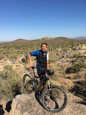 Our Awesome Mountain Biker Son!