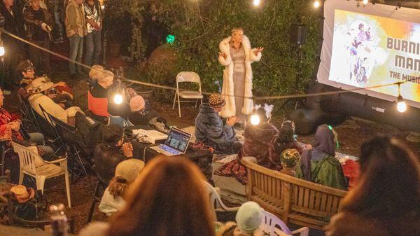 Q&A after the screening of Burning Man: The Musical