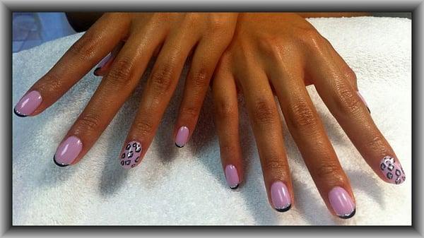 Shellac Nails by Jenny w/Nail Art