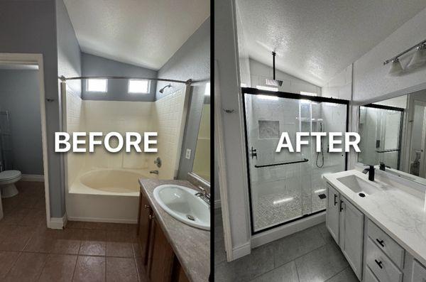 Shower and bathroom upgrade